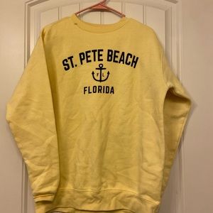 At Pete beach logo crew neck